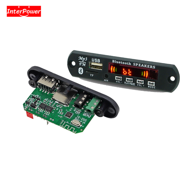 Audio Decoder PCBA Solution Amplifier Board MP3/WMA Lossless Playback Multi-Source Input Motherboard Custom