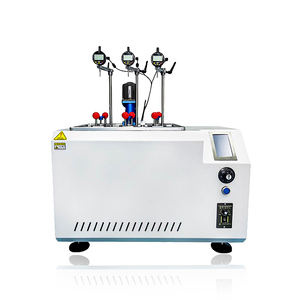 Testeur de point de ramollissement <span class=keywords><strong>HDT</strong></span>/<span class=keywords><strong>Vicat</strong></span> |   Contrôle par ordinateur PLC |   Haute précision |   Capacité pour 3 échantillons |   pour l'isolation des plastiques - Product Image 5