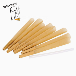 กระดาษข้าวออร์แกนิคแบบม้วนสำเร็จรูป ไม่ฟอกขาว ขายส่ง ขนาด 109 มม. สำหรับมวนบุหรี่โดยเฉพาะ อุปกรณ์เสริมสำหรับกระดาษมวนบุหรี่ - Product Image 3