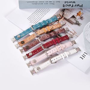 Correa de <span class=keywords><strong>Reloj</strong></span> de Tweed de Lujo para <span class=keywords><strong>Mi</strong></span> <span class=keywords><strong>Band</strong></span> 9 8, Correa de Lana con Decoración Metálica de Flores Retro, Brazalete Elegante y Moderno para Mujer - Product Image 1