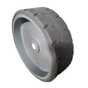 Neumáticos de China a precio de fábrica, número de pieza Genie 105454 381X127 15X5 355/55D625, neumático de caucho macizo sin marcas para elevadores de brazo y elevadores de tijera - Product Image 1