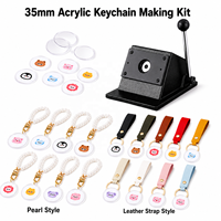Kit de porte-clés en acrylique avec bracelet de perles, idéal pour les événements scolaires, les cadeaux promotionnels, les créations artisanales et l'emballage cadeau – Fournisseur direct usine