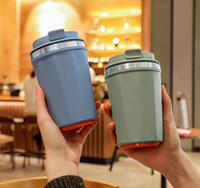 350ml 510ml Anti Chute Café Magique Aspiration Thermique Café Fond Tasse Tasse avec Gobelet En Acier Inoxydable