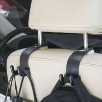 Meilleure vente ABS sac à main crochet large siège arrière appui-tête cintre pour voiture véhicule meilleurs Kits d'intérieur de voiture automatique pour siège arrière crochet de voiture