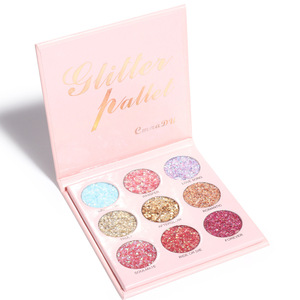 Paleta de Sombras de Ojos Vegana de Siete Colores en Polvo Seco, Altamente Pigmentada, Etiqueta Privada para Mujeres, Éxito de Ventas de Fábrica - Product Image 1
