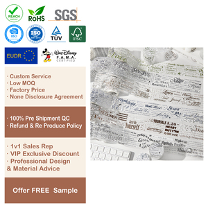 Ruban Washi Prédécoupé sur Mesure avec <span class=keywords><strong>Film</strong></span> Irisé pour Boutique de Cadeaux d'Idoles (OEM) - Product Image 1
