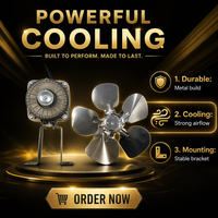 Moteur de ventilateur à pôles ombragés série YZF pour équipement de réfrigération 5W-34W 220-240V 50/60Hz