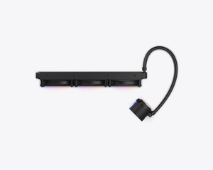 Enfriador líquido AIO de 360mm blanco RGB 360 <span class=keywords><strong>Kraken</strong></span> con pantalla LCD y ventiladores RGB - Product Image 3