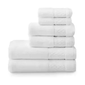 Wholesale custom white bath towel sets,100% cotton towels for bath hand and face