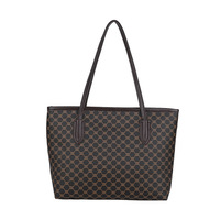 2025 rétro japon Style PU sac fourre-tout dame mode doux-structuré sac à bandoulière avec grande capacité et deux poignées Type de sac à dos