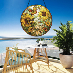 Bướm hướng dương cửa sổ trang trí treo kính màu Sun Catcher trang trí - Product Image 6
