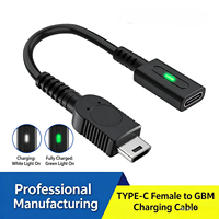 Adaptateur de chargeur PD USB-C vers GBM, câble adaptateur de charge rapide PD haute vitesse de 10 cm