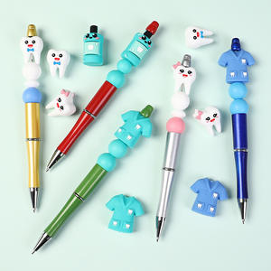 Nouveautés : Perles focales 3D en silicone, perles dentaire et de dentition pour la fabrication de stylos à perles et de porte-clés - Product Image 2
