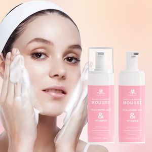 Espuma Limpiadora Facial de Bajo Pedido Mínimo, Espuma Limpiadora Facial Natural Orgánica, Exfoliante Suave, Calmante, Blanqueadora, para Mujeres - Product Image 1