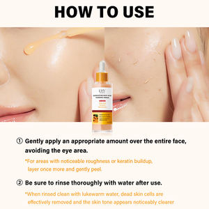 Serum Wajah Pengelupas Kulit Kojic Acid & Kunyit Peel Shot untuk Perawatan Flek Hitam, Formula Korea Mengelupas Kulit Mati dengan Lembut - Product Image 5