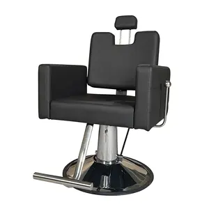 Toptan kalite lüks güzellik salonu mobilyası saç şekillendirici uzanmış saç kesim sandalye Salon tüm amaçlı sandalye