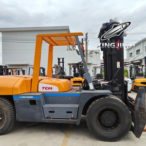 รถยก TCM FD100Z8 10 ตัน รถยกมือสองจากญี่ปุ่น 10 ตัน เครื่องยนต์ Isuzu 6BG1 รถยกใช้แล้ว รถยกใช้น้ำมันเชื้อเพลิง 3000 มม. 10000 กก. - Product Image 5