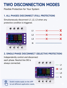 <span class=keywords><strong>Compteur</strong></span> d'énergie intelligent triphasé WiFi RMshebei 100A avec protection réglable, <span class=keywords><strong>compteur</strong></span> de surveillance de puissance sur rail DIN, application Tuya - Product Image 4