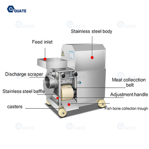 เครื่องแยกกระดูกเนื้อปลาเครื่องแยกเนื้อปลากระดูกเนื้อปลา - Product Image 4
