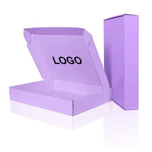 卸売カスタム印刷段ボールエクスプレスギフトクラフト包装メーラー段ボール配送ボックスロゴ付き - Product Image 2