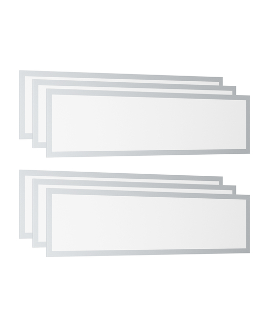 Stock in US EU 40W 3000K-6500K 5Wattage 5CCT Adjustable 4FT Ceilings LED Panel Light