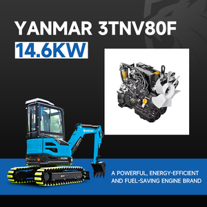 À vendre : Mini-excavatrice économique SHANDING 2,5 tonnes, mini-pelle sur chenilles, excavatrice compacte, nouvelle mini-excavatrice avec moteur Yanmar. - Product Image 2