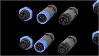 Connecteur auto-bloquant de type droit A20, étanche IP65/IP67, 250V DC/AC, prise mâle-femelle à sertir avec écrou arrière, pour soudure