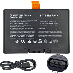 Batería de Repuesto de Litio de <span class=keywords><strong>600</strong></span> Ah y 21.6 V para Altavoz Boombox 4, Compatible con Altavoces de la Serie Partybox 520/720 - Product Image 1