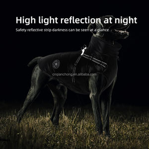 क्वीटेड कुत्ते शीतकालीन कोट वाटरप्रूफ पॉलिएस्टर बाहरी परत गर्म पैडल्ड कुत्ते जैकेट पालतू शरद ऋतु और सर्दियों के मोटे कपड़े - Product Image 4