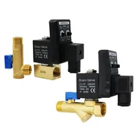 Vanne de vidange électronique 1/2 pour compresseur d'air, filtre, réservoir d'air sec, refroidisseur, vanne électromagnétique 220V