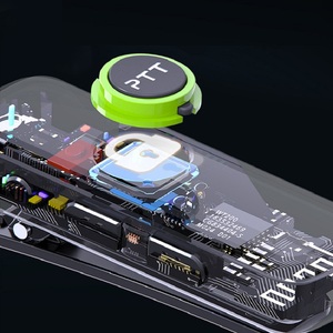 Mini yaka klip Walkie Talkies taşınabilir uzun menzilli iki yönlü telsiz Handsfree iletişim kulaklık ile Set - Product Image 5