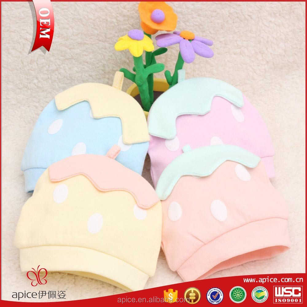 Китай поставщика для новорожденных шапка и нагрудник комплект