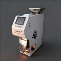 Trieur de couleur de grains de café IA compact, précision de 99,99 %, machine pour fèves de cacao et cerises de café
