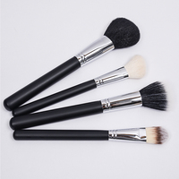 Dongmei pinceaux de maquillage personnalisé en gros 16 pièces de luxe en poil de chèvre poil de poney ensemble de pinceaux cosmétiques poudre fond de teint pinceau fard à joues