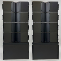 Sistema de Sonido Profesional KA212, Altavoces Colgantes para Exteriores, Resistentes al Agua, con Doble Línea de 12 Pulgadas, Sistema de Sonido Line Array para DJ, Altavoces Pasivos