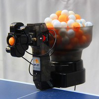 Robot de service automatique de tennis de table à double tête, vitesse réglable, machine d'entraînement de ping-pong pour l'entraînement des clubs sportifs