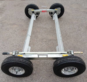 Chariot à roues pour voiture de 3,5 tonnes, équipement de remorquage en aluminium, patins de déplacement de voiture, manuel - Product Image 1