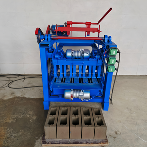 Machine à fabriquer des blocs creux en cendres volantes à petite échelle ZheBang avec moteur à vibrations, fonctionnement automatique, facile à utiliser, puissance de 4,8 kW - Product Image 6