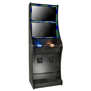 Giá cả phải chăng Giá vật liệu gỗ Màn hình kép 27 "LED cạnh màn hình cảm ứng sitdown <span class=keywords><strong>Arcade</strong></span> trò chơi tủ với bạch kim kỹ năng trò chơi - Product Image 2