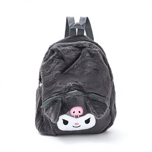 <span class=keywords><strong>Mochila</strong></span> <span class=keywords><strong>Escolar</strong></span> Infantil de Peluche con Diseño de Dibujos Animados, Personalizable, Suave, de <span class=keywords><strong>Kuromi</strong></span>, Pikachu y Lotso, Venta al Por Mayor - Product Image 2