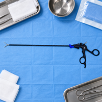 Instruments de chirurgie vétérinaire en acier inoxydable HD 5 mm, forceps à dents de rat pour tissus