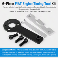 Kit d'outils de calage de distribution pour Fiat 500 Panda 1.2L 8V 1.4 VVT 16v, outil de calage de courroie de distribution, outils de réparation automobile