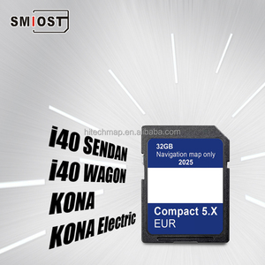 Smiost xe CID GPS navigation ẩn bản đồ SD thẻ nhớ cập nhật cho <span class=keywords><strong>Hyundai</strong></span> 5.x <span class=keywords><strong>2025</strong></span> Châu Âu Tucson Santa Fe - Product Image 1