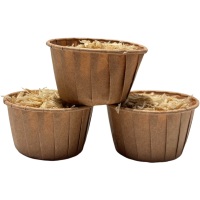 Heyha Kit allume-feu gobelet en papier cire bloc de bois allume-feu pour Camping en plein air démarreur à charbon de bois
