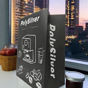 Kraft Paper Coffee Bag <b>Extra</b> <b>Large</b> Luxury Retail Packaging Paper With Handles Custom Logo Durable Eco - Product Image 5