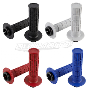 Poignées de guidon verrouillables 7/8" 22mm HALF WAFFLE MX LOCK pour motos CRF SXF KXF FC TC <span class=keywords><strong>EXC</strong></span> <span class=keywords><strong>125</strong></span> 150 250 300 - Product Image 6