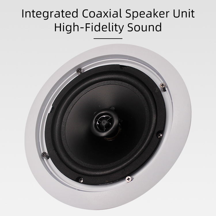 AS2 2 Pcs 20w 30w 40w Bt Ceiling 5.25/6.5/8 Inch Active Coaxial Speaker · image 5