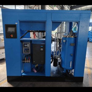 Factory Price Energy Saving 100hp 75Kw 8 <b>Bar</b> 12Nm3/min PM VSD Industrial Screw Air Compressor - Product Image 6
