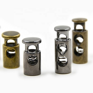Nhà Máy Giá Dây Rút Mùa Xuân dây kim loại khóa lỗ duy nhất chuyển đổi <span class=keywords><strong>Stopper</strong></span> cho túi xách & quần áo may mặc - Product Image 1