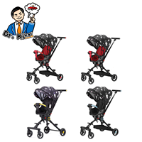 2024 Poussette bébé pliable en gros avec siège d'auto 360 degrés marcheurs et landau pour nouveau-nés et tout-petits